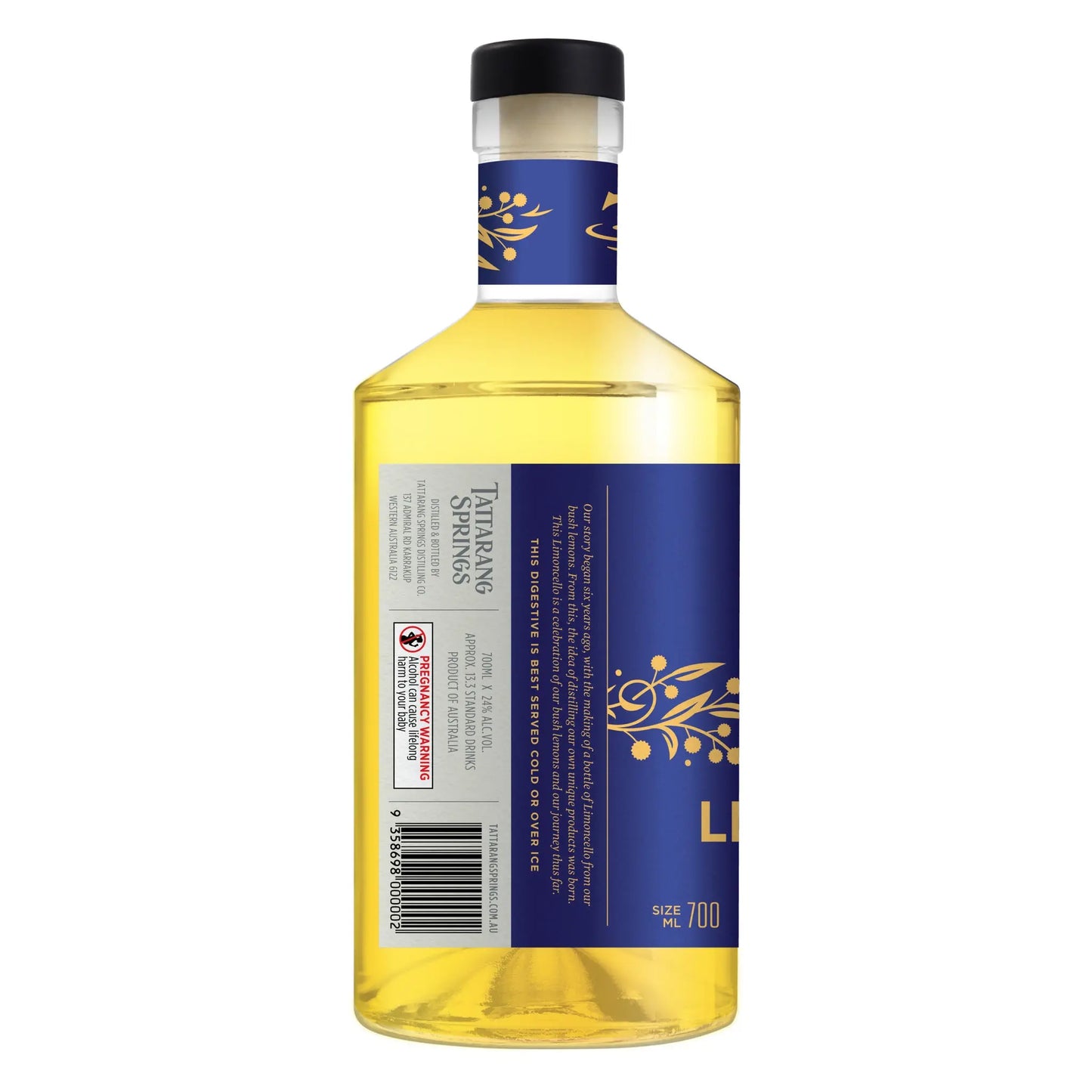 Limoncello 700ml - Tattarang Springs