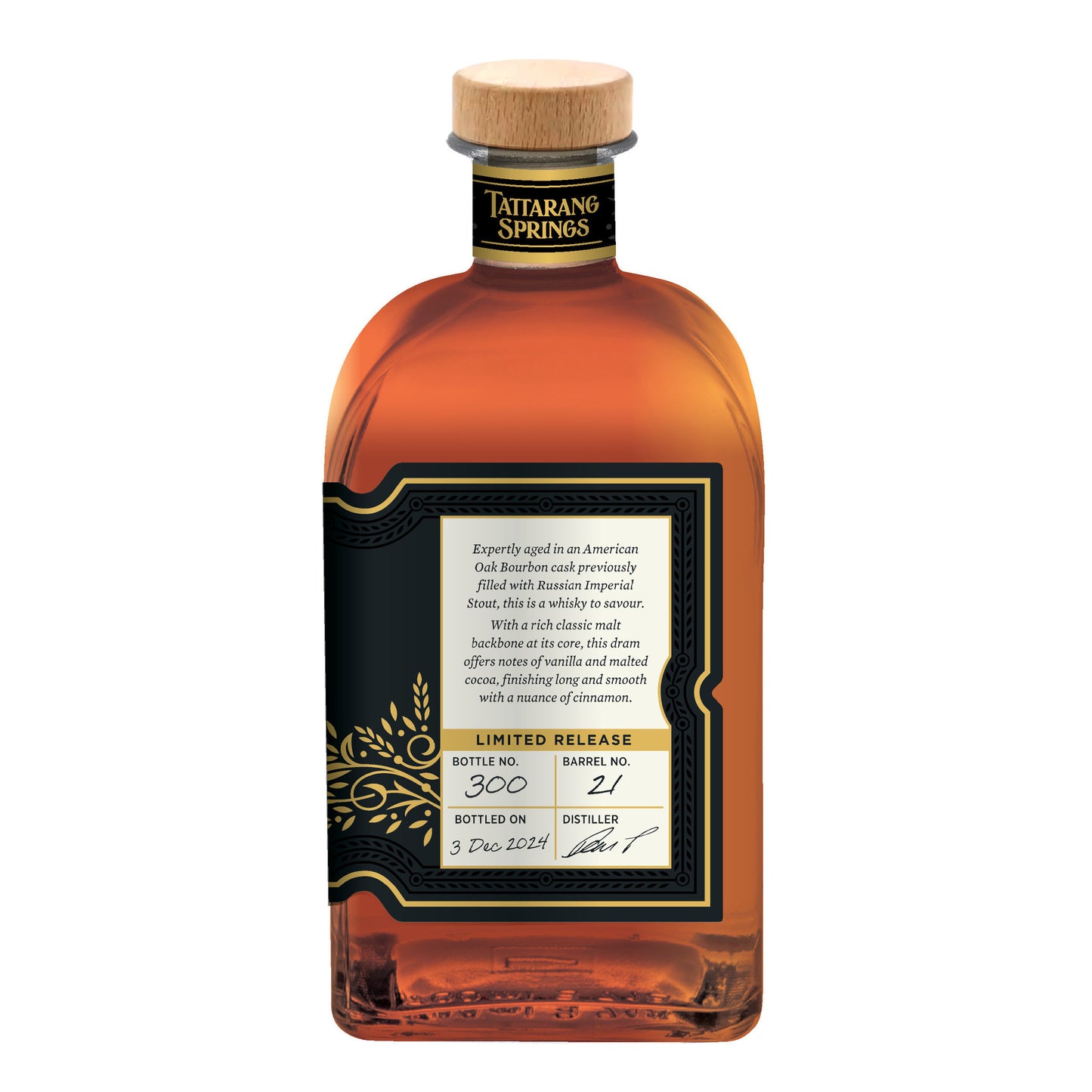TATTARANG SPRINGS STOUT BARREL WHISKY 700ML