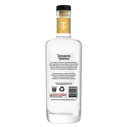 TATTARANG SPRINGS AUSTRALIAN VODKA 700ML