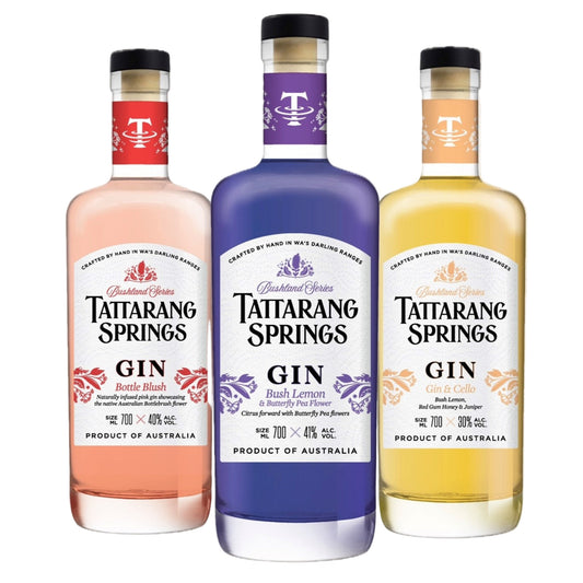 TATTARANG SPRINGS MIXED COLOURED GIN 3PK