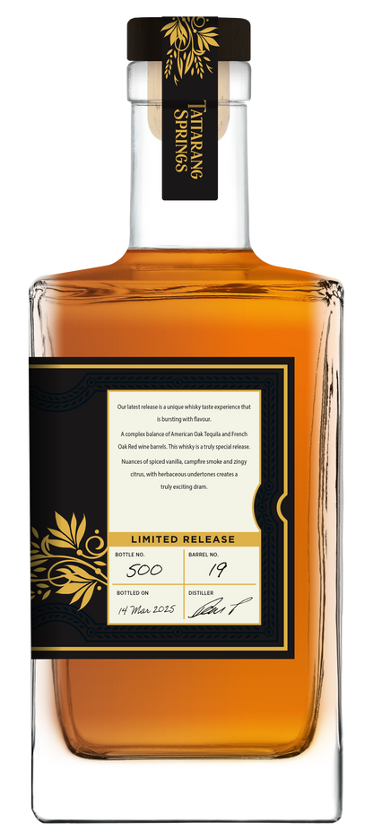TATTARANG SPRINGS TEQUILA CASK WHISKY 700ML